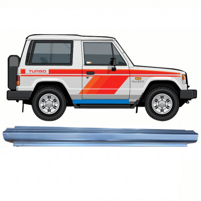 Opravný plech prahu na Mitsubishi Pajero 1982-1992 / Levá = Pravá (symetrická) 8697