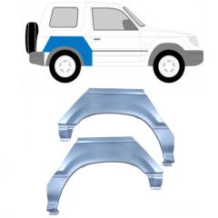 Lem zadního blatníku na Mitsubishi Pajero 1991-2001 / Levá+Pravá / Sada 10668