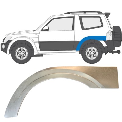 Lem zadního blatníku na Mitsubishi Pajero 2006-2021 / Levá 14838