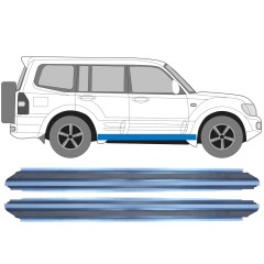 Opravný plech prahu na Mitsubishi Pajero 1999-2006 / Levá+Pravá / Sada 11362