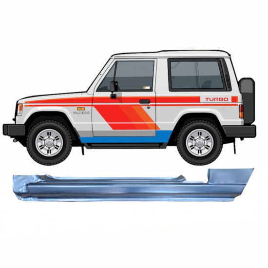 MITSUBISHI PAJERO 1982-1992 CELÝ OPRAVA PRAHU / LEVÝ