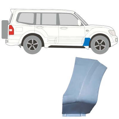 Opravný plech předního blatníku na Mitsubishi Pajero 1999-2006 / Pravá 16901