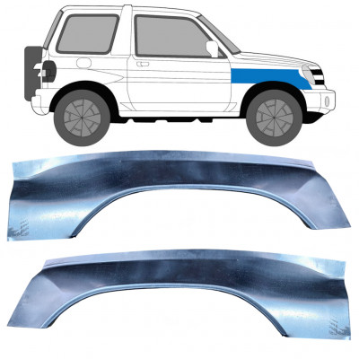 Opravný plech předního blatníku na Mitsubishi Pajero Pinin 1998- / Levá+Pravá / Sada 10624