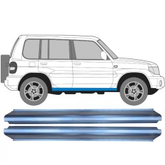 Opravný plech prahu na Mitsubishi Pajero Pinin 1998-2007 / Levá+Pravá / Sada 11363