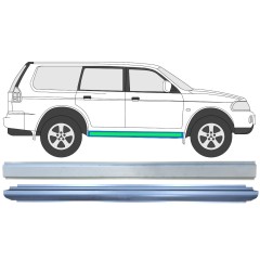 Opravný plech prahu vnitřní + vnější na Mitsubishi Pajero Sport 1996-2008 / Levá = Pravá (symetrická) / Sada 14873