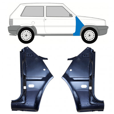 Přední blatník na Fiat Panda 1980-2002 / Sada 11813