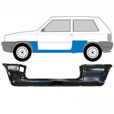 Opravný plech prahu na Fiat Panda 1980-2002 / Levá 10755