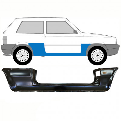 Opravný plech prahu na Fiat Panda 1980-2002 / Pravá 10754