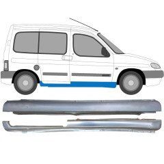 Opravný plech prahu na Citroen Berlingo 1996-2008 / Pravá / Sada 14019