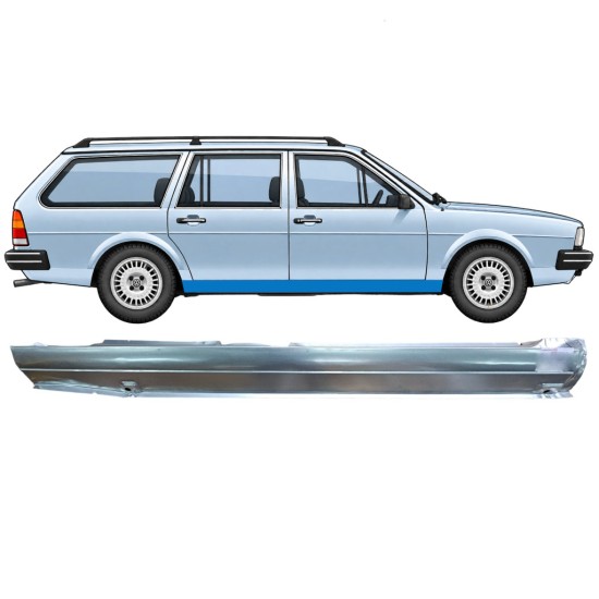 Kompletní práh na Volkswagen Passat B2 1980-1988 / Pravá / COMBI / SEDAN / HATCHBACK 7108