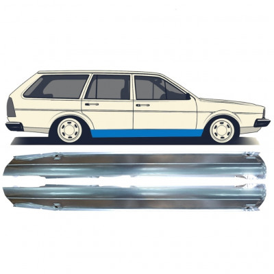 Opravný plech prahu na VW Passat B2 1980-1988 / Levá+Pravá / Sada 9604