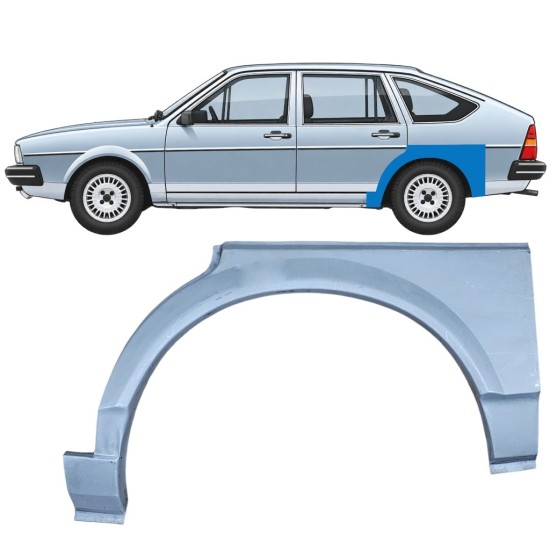 Lem zadního blatníku na Volkswagen Passat B2 1980-1988 / Levá / SEDAN / HATCHBACK 8090