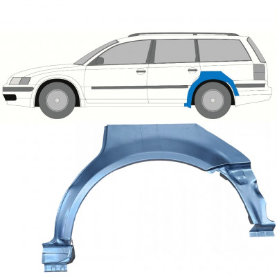 Lem zadního blatníku na VW Passat B5 1996-2005 / Levá / COMBI 8920