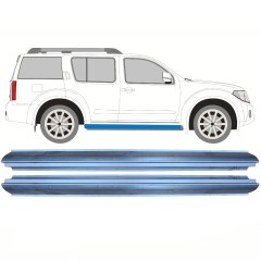 Opravný plech prahu na Nissan Pathfinder R51 2004-2013 / Levá = Pravá (symetrická) / Sada 10365