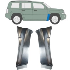 Opravný plech předního blatníku na Jeep Patriot 2006- / Levá+Pravá / Sada 11190
