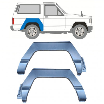 Lem zadního blatníku na Nissan Patrol 1979-1993 / Levá+Pravá / Sada 10412