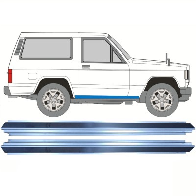 Opravný plech prahu na Nissan Patrol K160 1979-1990 / Levá+Pravá / Sada 16291