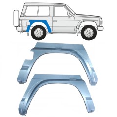 Lem zadního blatníku na Nissan Patrol Y60 GY60 1990-1997 / Levá+Pravá / Sada 11530