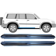 Opravný plech prahu na Nissan Patrol Y61 GY61 1997-2009 / Levá = Pravá (symetrická) / Sada 10284