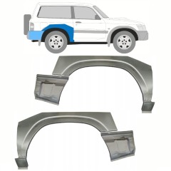 Lem zadního blatníku na Nissan Patrol Y61 GY61 1997-2009 / Sada 10800