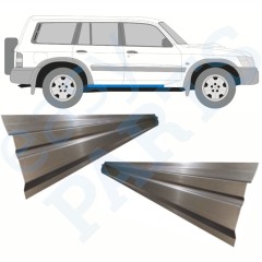 Opravný plech prahu vnitřní na Nissan Patrol Y61 GY61 1997-2009 / Levá = Pravá (symetrická) / Sada 10366