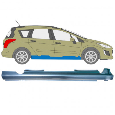 Kompletní práh na Peugeot 308 2007-2013 / Pravá 12886