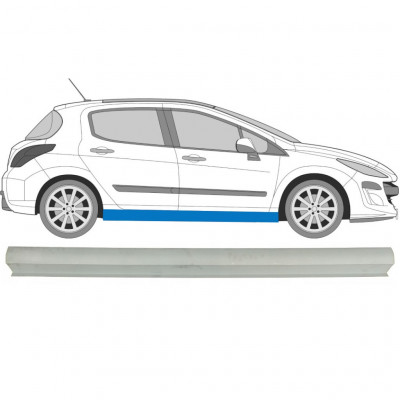 Opravný plech prahu na Peugeot 308 2007-2013 / Pravá 6950