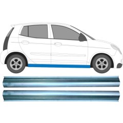Opravný plech prahu na Kia Picanto 2004-2011 / Levá+Pravá / Sada 11329