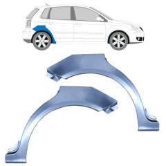 Lem zadního blatníku na Volkswagen Polo 2001-2009 / Levá+Pravá / Sada 9222