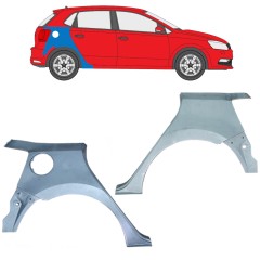 Lem zadního blatníku na Volkswagen Polo 2009-2017 / Levá+Pravá / Sada 12670