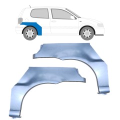 Lem zadního blatníku na Volkswagen Polo 1999-2001 / Levá+Pravá / Sada 9216