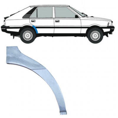 Lem zadního blatníku na FSO Polonez 1978-2002 / Pravá 12601