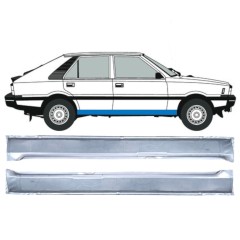 Opravný plech prahu na FSO Polonez 1978-2002 / Levá+Pravá / Sada 12533