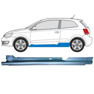 Kompletní práh na Volkswagen Polo 2009-2017 / Levá 12860