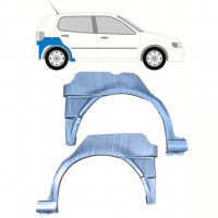 Opravný plech zadního blatníku spodní část na VW Polo 1994-1999 / Levá+Pravá / Sada 10196