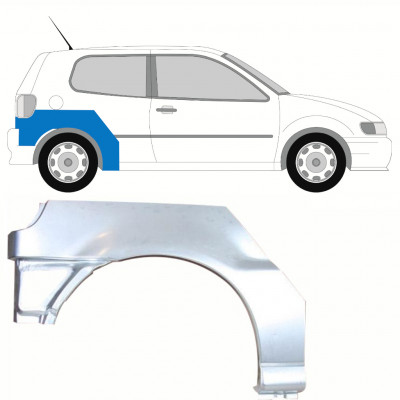 Lem zadního blatníku na VW Polo 1994-1999 / Pravá 10191