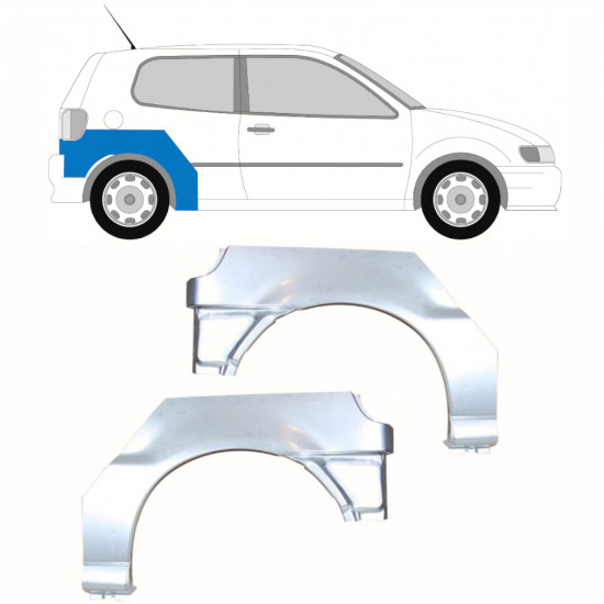 VW POLO 1994-1999 OPRAVA PODBĚHU KOLA / NASTAVIT