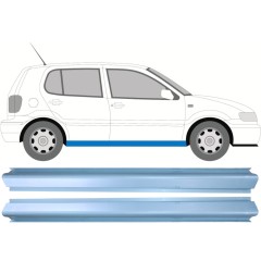 Opravný plech prahu na Volkswagen Polo 1999-2001 / Levá = Pravá (symetrická) / Sada 9516