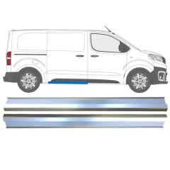 Opravný plech prahu posuvných dveří na Fiat Scudo 2022- / Levá = Pravá (symetrická) / Sada 13335