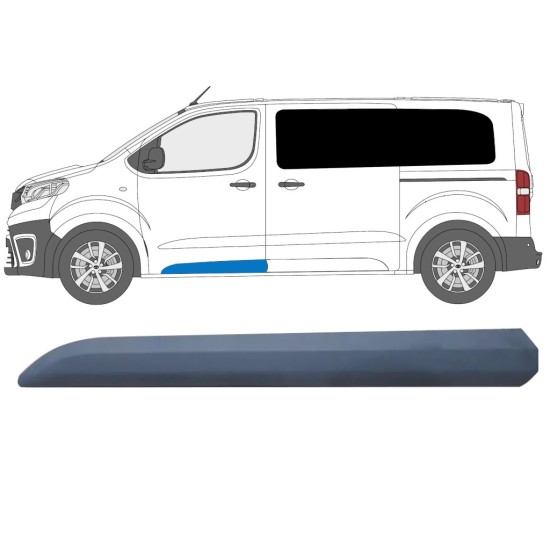 Lišta předních dveří na Toyota Proace Verso 2016- / Levá 14893 Lišta předních dveří na Toyota Proace Verso 2016- / Levá 14893