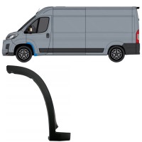 Boční lišta předního blatníku na Toyota Proace Max 2024- / Levá 15898