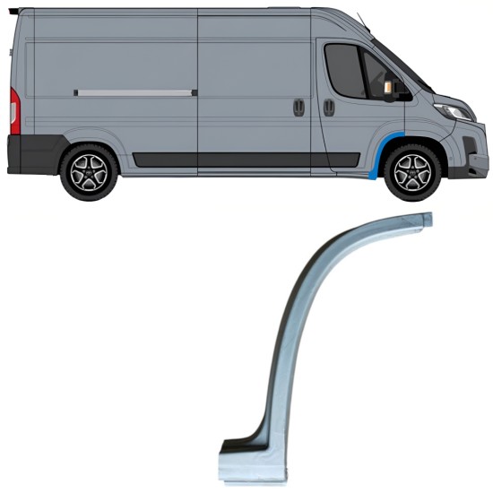 Opravný plech předního podběhu na Toyota Proace Max 2024- / Pravá 16835