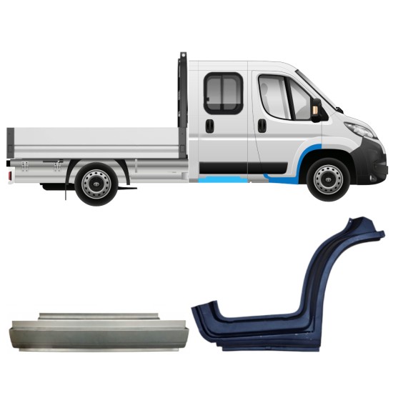 Opravný plech sada na Toyota Proace Max 2024- / Pravá 16684