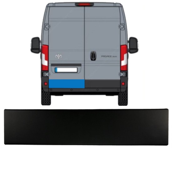 Boční lišta zadních dveří na Toyota Proace Max 2024- / Levá 15932