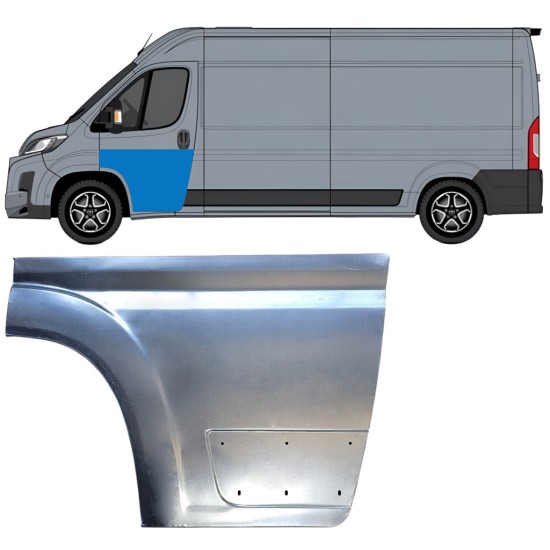 Opravný plech předních dveří na Toyota Proace Max 2024- / Levá 16716