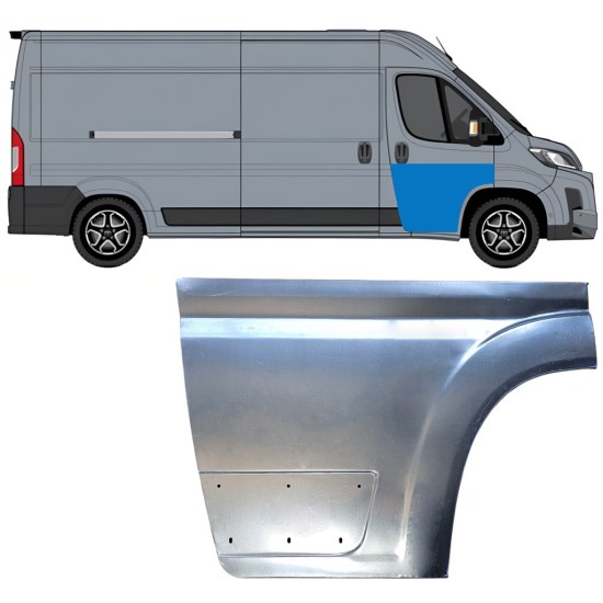 Opravný plech předních dveří na Toyota Proace Max 2024- / Pravá 16715