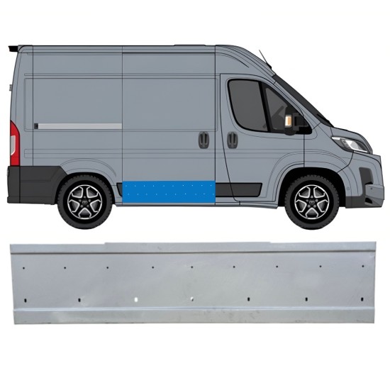 Opravný plech posuvných dveří na Toyota Proace Max 2024- / Pravá 16702