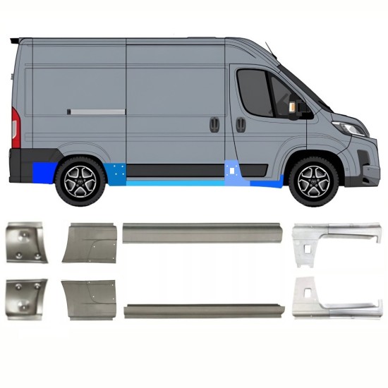 Opravný plech sada na Toyota Proace Max 2024- / Levá+Pravá 16713