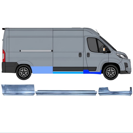 Opravný plech sada na Toyota Proace Max 2024- / Pravá 16757