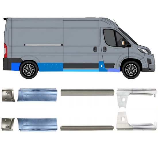 Opravný plech sada na Toyota Proace Max 2024- / Levá+Pravá 16709